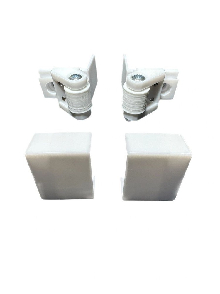 Adjustable Pocket Door Guide Slim Kit (Includes Hardware Covers)