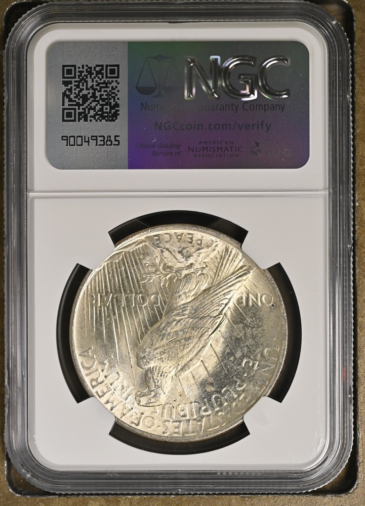 1922 Peace Silver Dollar NGC MS-64