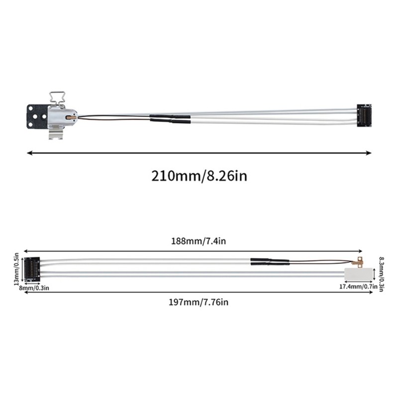 Easy Replacement Hotend Heater Module Heating Assembly Module With Thermistor