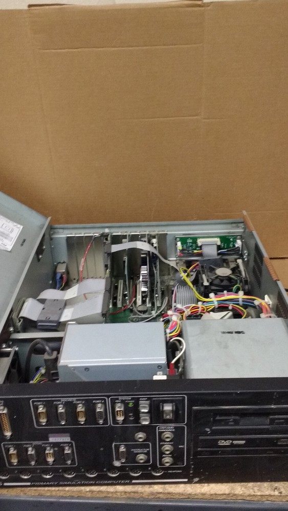 primary simulation computer POWERS ON