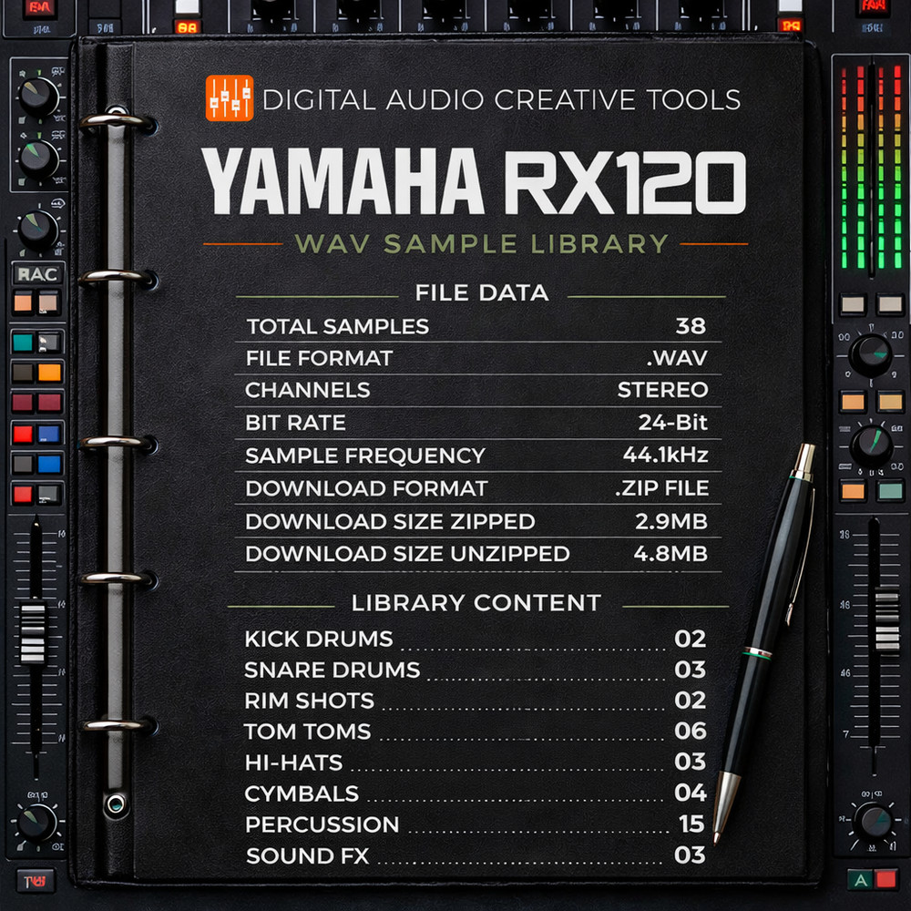 Yamaha RX120 Drum Machine Sample Library