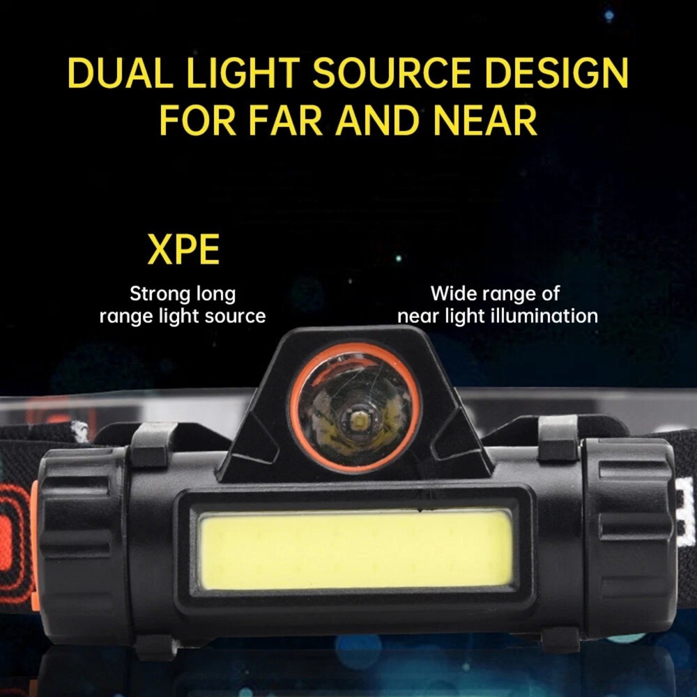High Quality Automatic Dimming Headlight For Welding Helmet with USB Cable