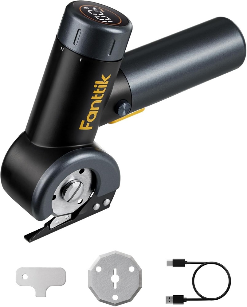 C8 Nano Easyswap Cordless Electric Scissors with LED Display,Type-C
