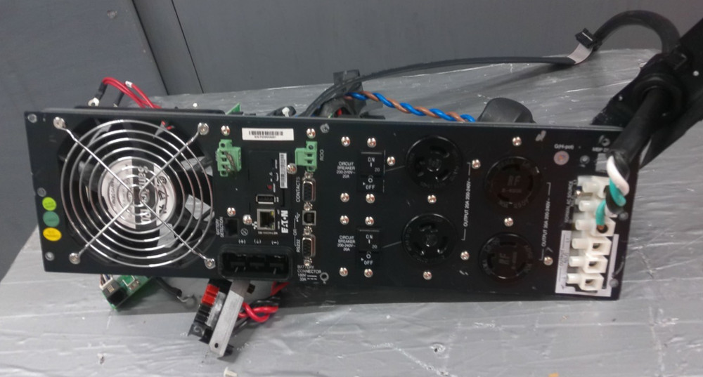 Eaton 9PX6K Power Module PDU Board with Circuit Breakers & Wiring