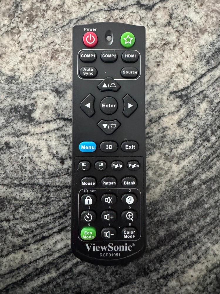 ViewSonic PJD5155 DLP Projector + Remote - Lamp Timer: 67 Hours