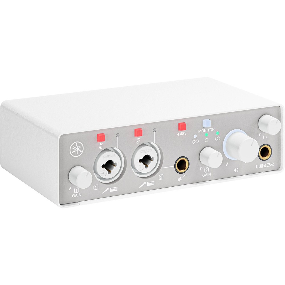 Yamaha UR22 MK3 2x2 USB-C Audio Interface, White