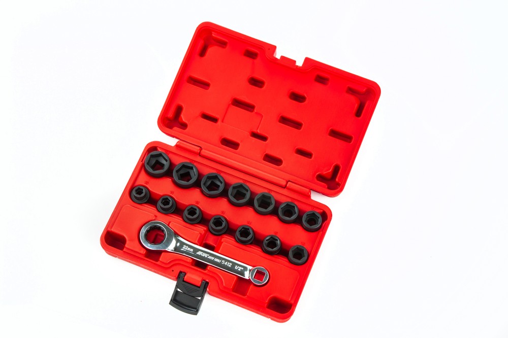 1/2"" MINI IMPACT SOCKET SET(1 BY JTC J415M