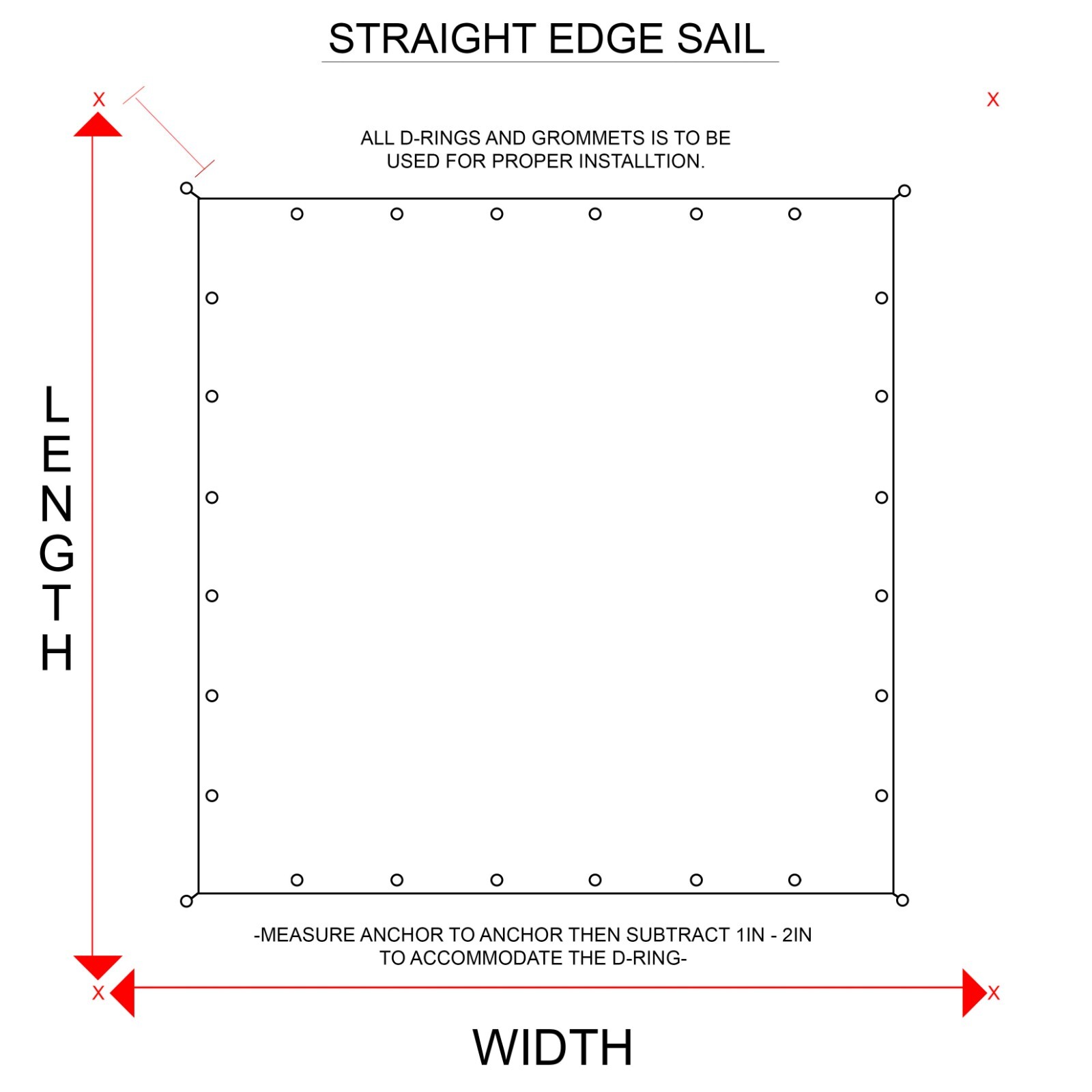 90% Straight Edge Sun Shade Sail, Pergola Cover Canopy Shade W/ Grommets Walnut