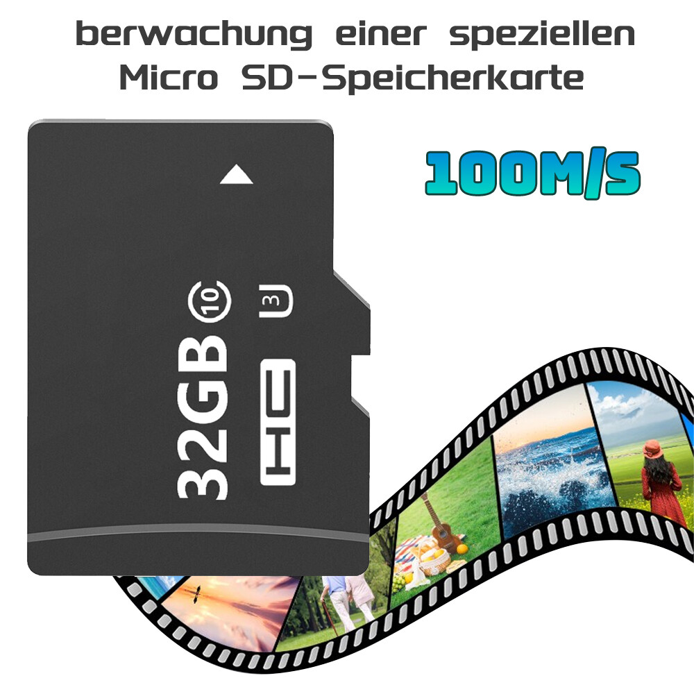 32G Memory SD Card HC Flash Card for Solar Security Camera