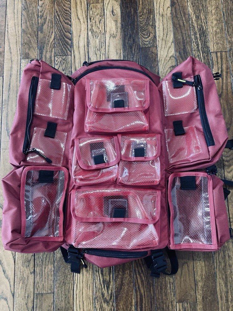Evoke Tactical Aegis Med Pack Backpack System Red