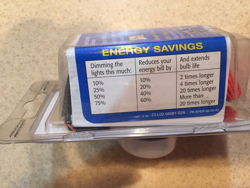 Leviton No. 6681-W Push On/Off Dimmer Single Pole
