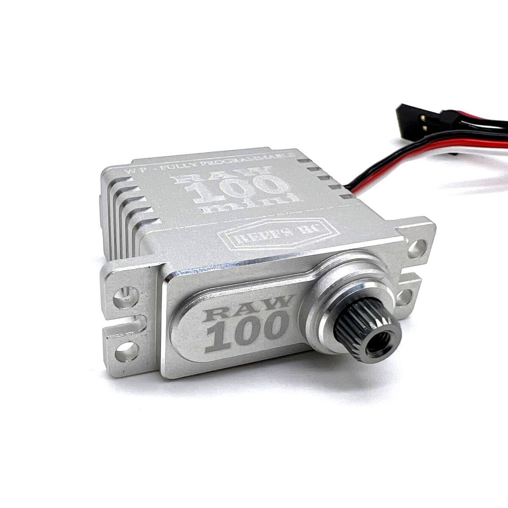 REEFs RC RAW 100 SILVER High Torque+Speed Waterproof Servo PROGRAMMABLE REEFS134