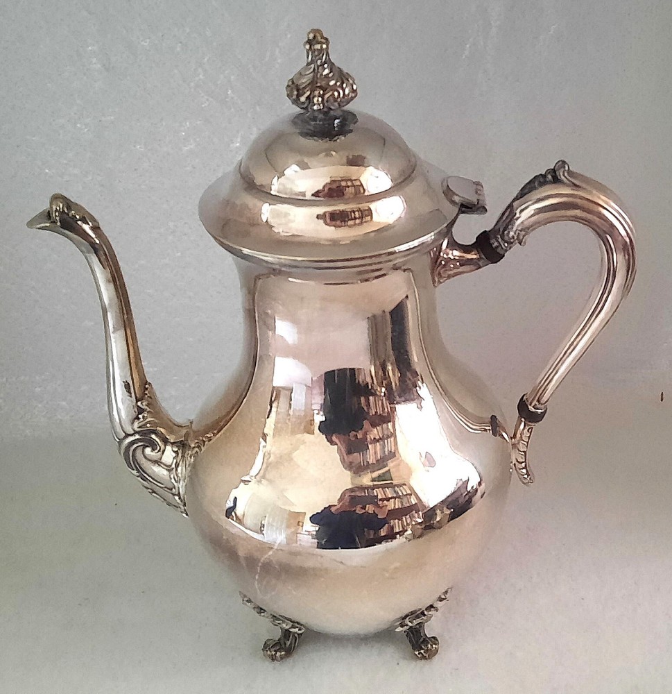 Vintage Sheets R.-S.-Co. Silver Plate Set 4 Piece-Coffee, Tea, Creamer & Sugar