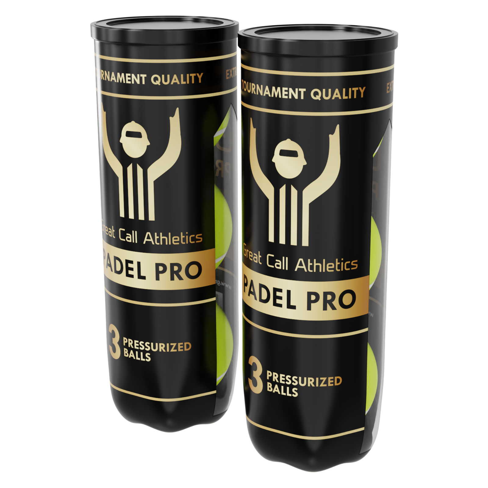 Great Call Athletics | Padel Pro 3 Ball Can | Professional Tournament Quality