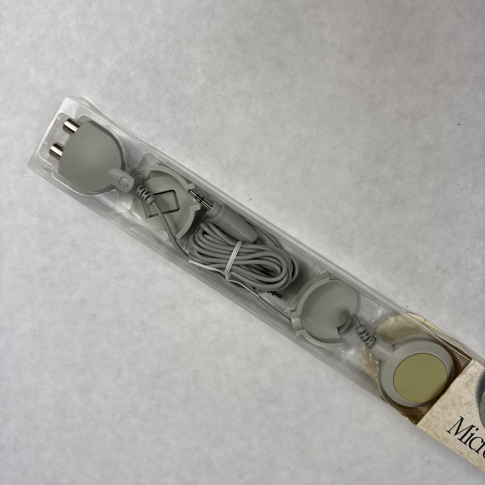 Apple Mac Microphone Original Box Mac Computer Mic Vintage 1990 Open Box *Read