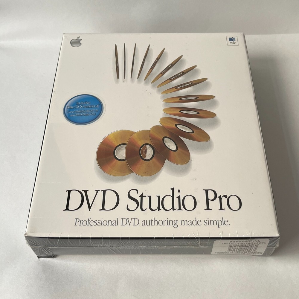 Software Apple DVD Studio Pro 1.5 RTL M8698Z/A © 2002