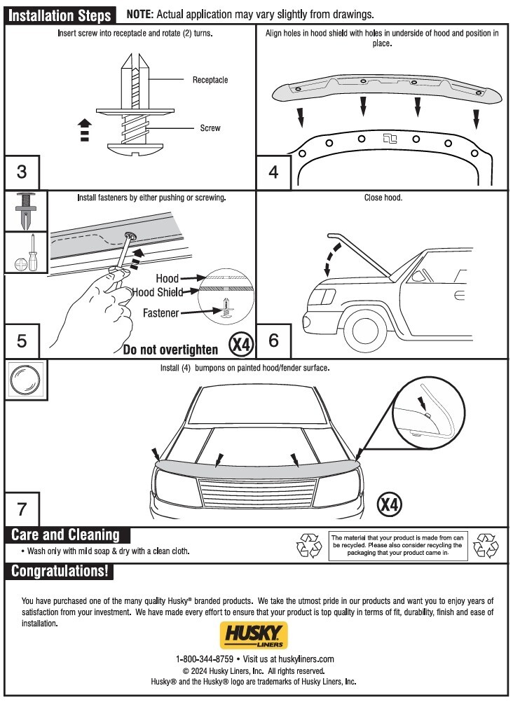 BugFlector II Hood Protector Bug Shield Deflector for 1996-2002 Toyota 4Runner