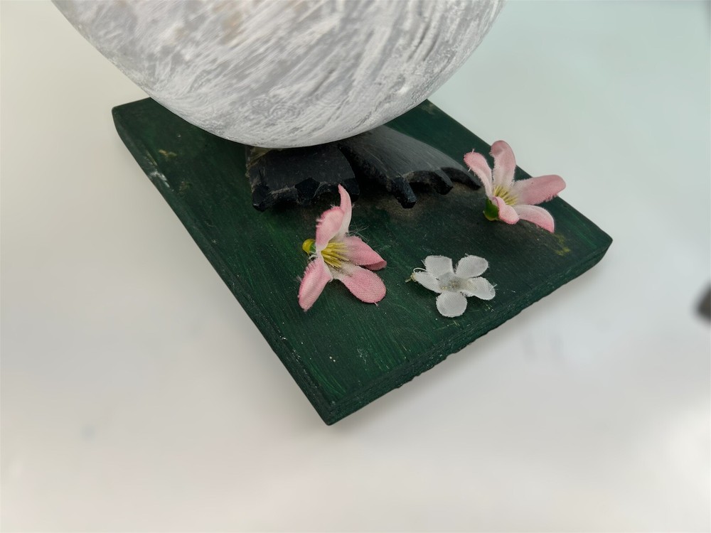 Painted Gourd Duck Art