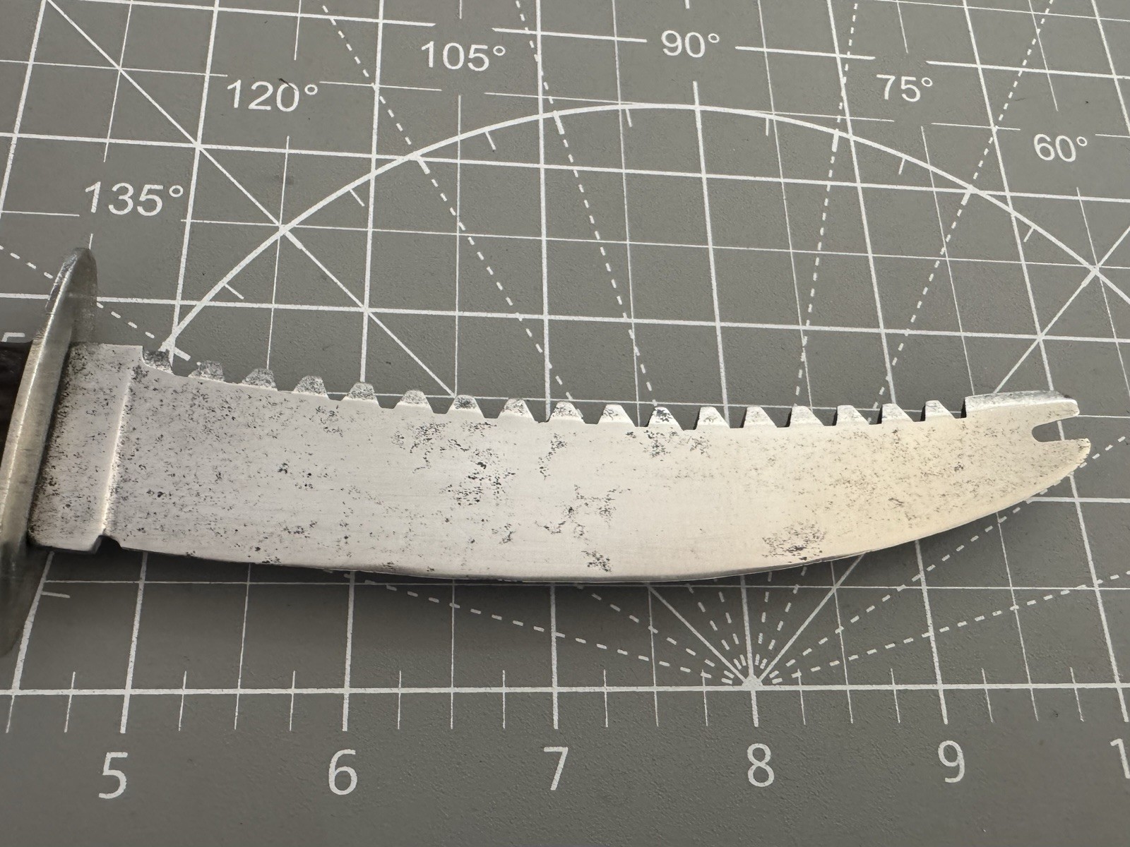 Vintage 1920-1939 Remington RH-45 Wood Handle Fishing Filet Knife 10" Overall