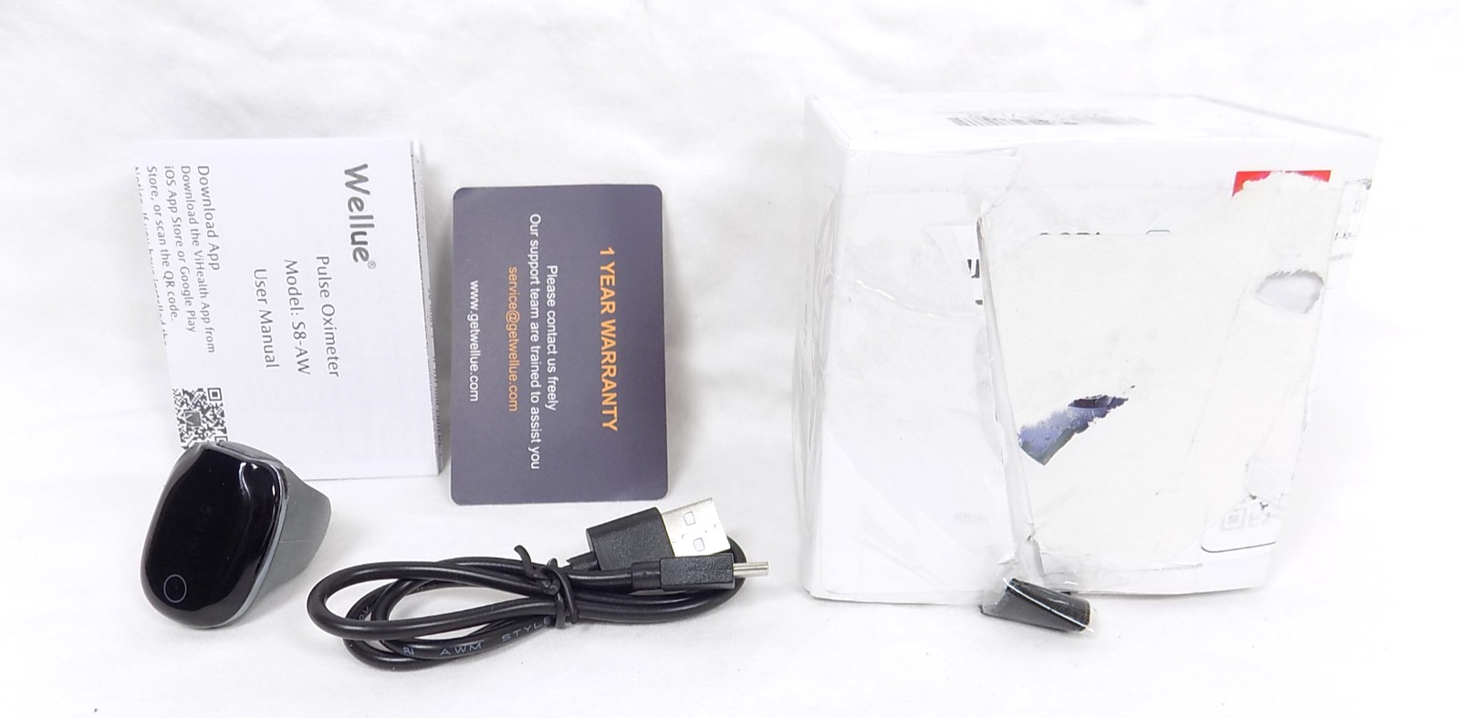 🔥 O2Ring-S Oxygen Monitor w/ Vibration Reminder Bluetooth Pulse Oximeter Wellue