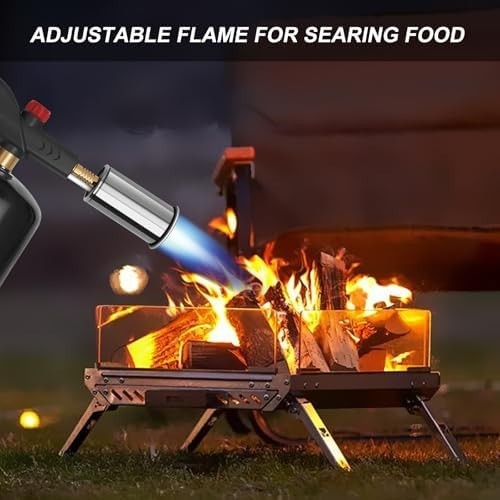 Propane Torch Aluminum Adjustable Searing BBQ Campfire Cooking Tool