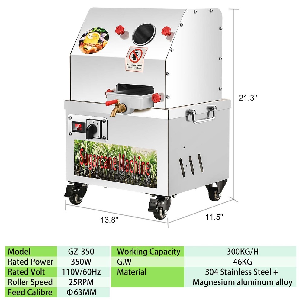 Commercial Sugar Cane Juicer Ginger Press Machine Juicing Machine Mill
