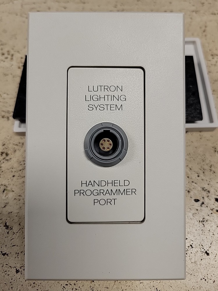 LUTRON NTOMX-HHPJ HANDHELD PROGRAMMER PORT WALLJACK
