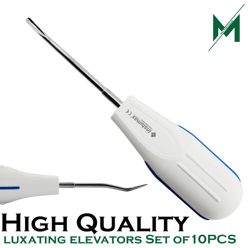 Dental White Root Elevator Oral Surgery PDL Luxating Tooth loosening Diff Sizes