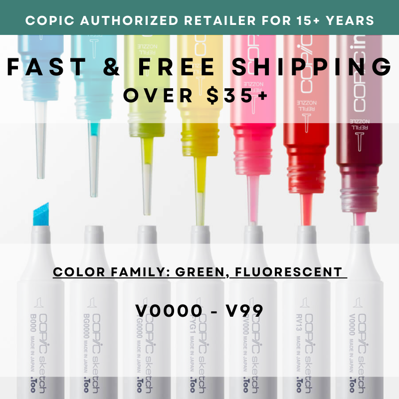 V0000-V99 * COPIC Ink Refill Violet - U.S. Authorized Retailer