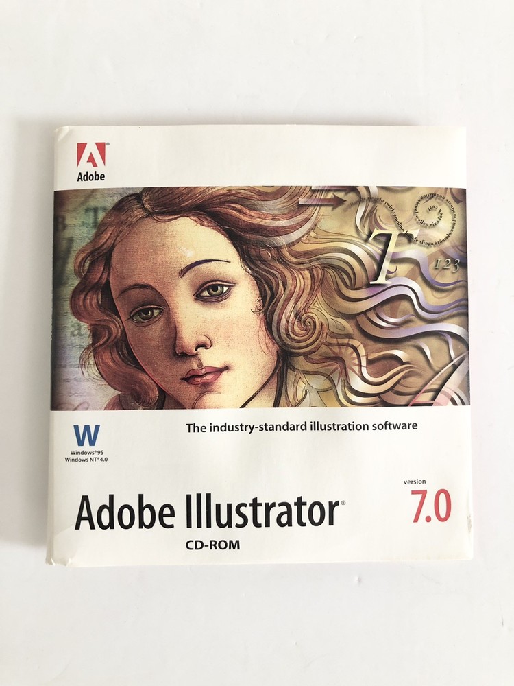Adobe Illustrator 7.0 for Windows 95/NT 4.0  Application and Tour/Training CDs