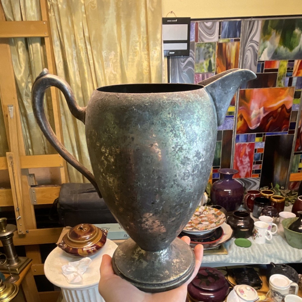 Gotham Silverplate on Copper Pitcher Model 505 Post-1940