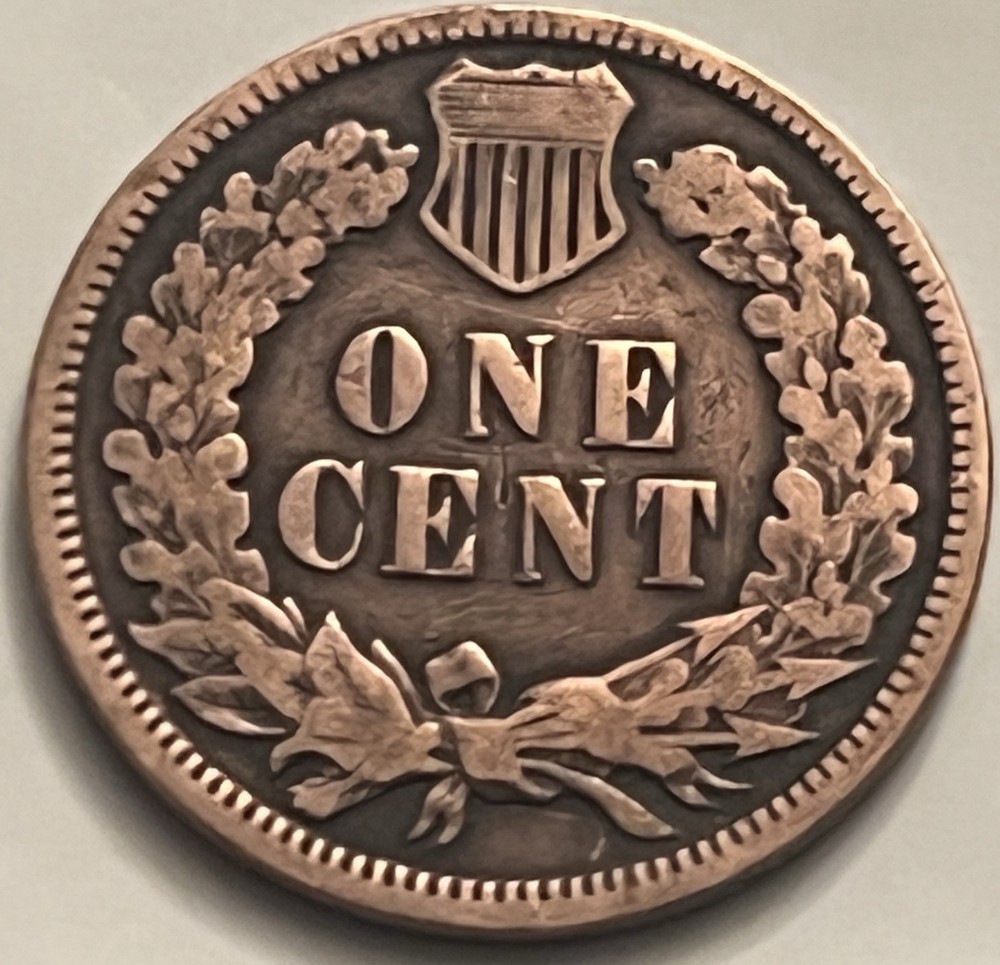 1908 Indian Head Cent VG Brown Second-to-Last Year Issue BN173