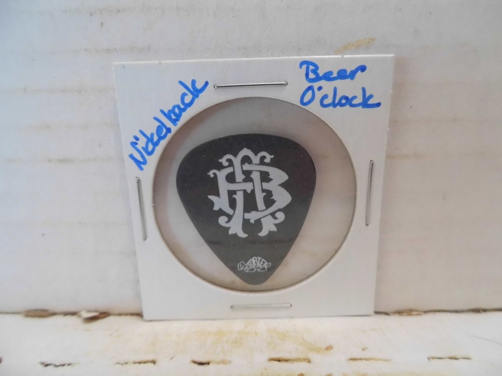 NICKELBACK "BEER O'CLOCK" GUITAR PICK~READ DESCRIPTION #36~12