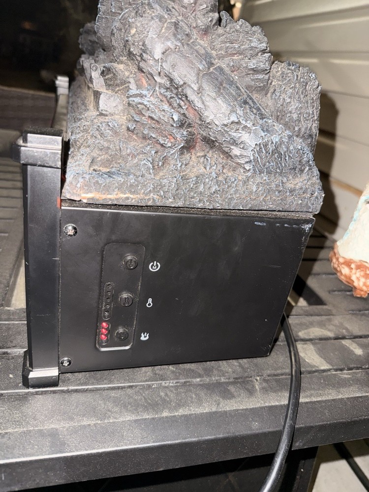 Electric Fireplace Heater Insert – Realistic Log Flame Effect