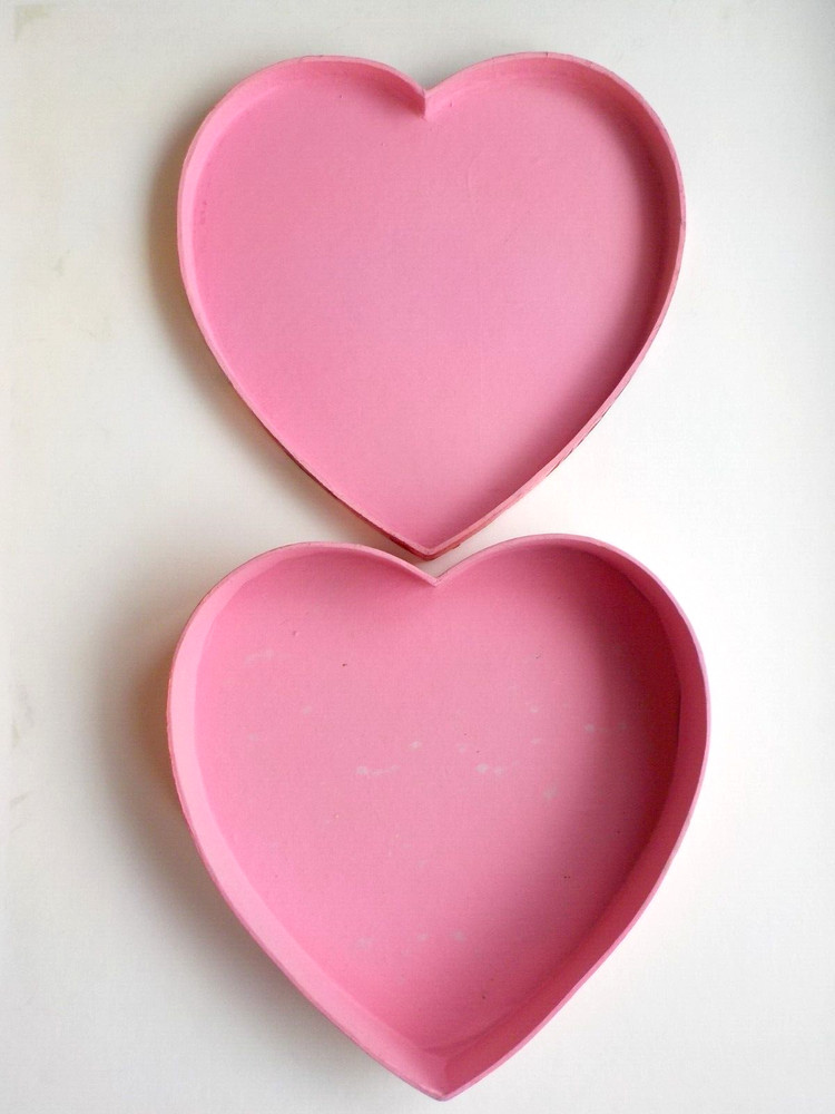 2 Joseph Schmidt Valentine Candy Boxes Beautifully Decorated Empty No Candy