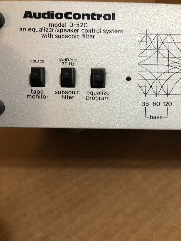 AUDIOCONTROL D-520 Subsonic Filter Equalizer