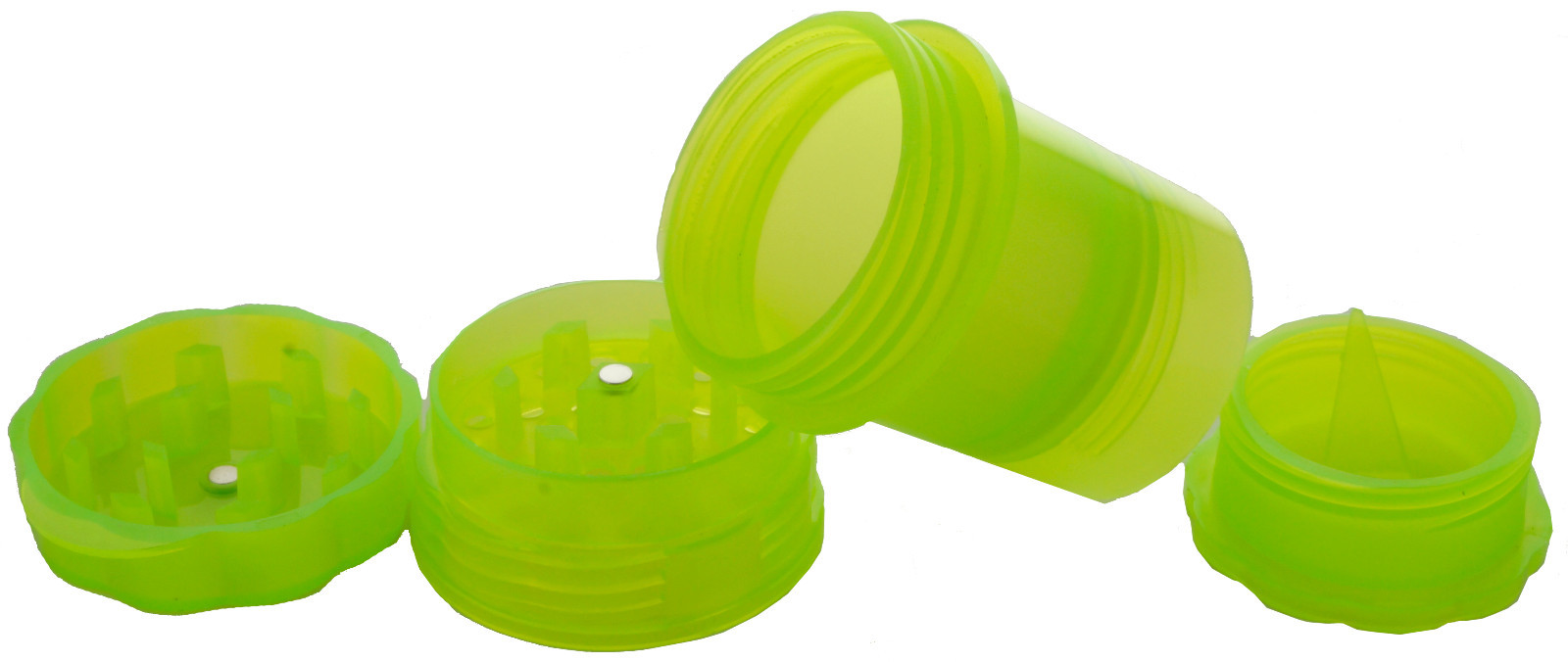2 PACK GRINDER herb saver container medtainer Candy Color*HIGH QUALITY
