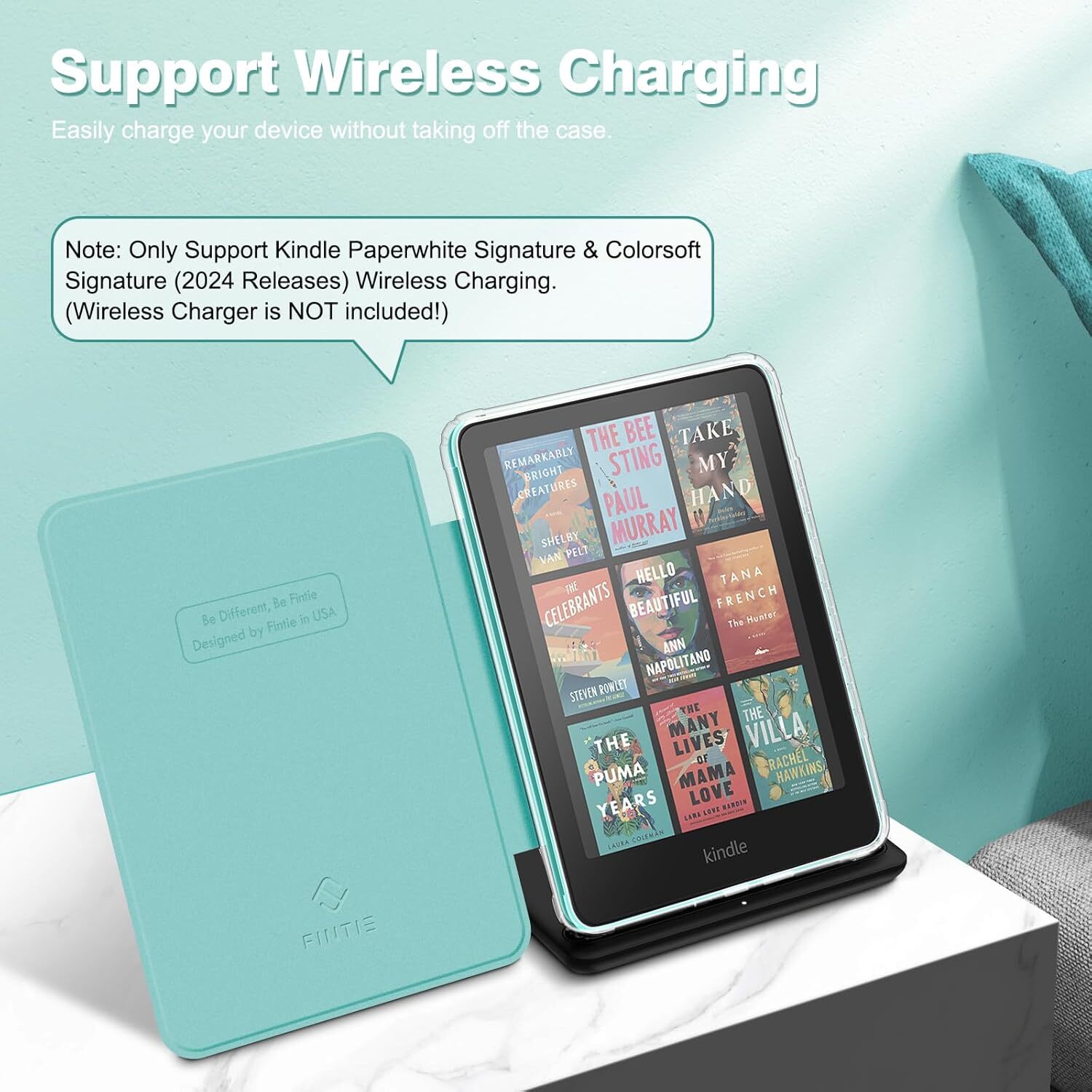 Case for 7'' Kindle Paperwhite (12th 2024) Clear Soft Flexible TPU Back Cover