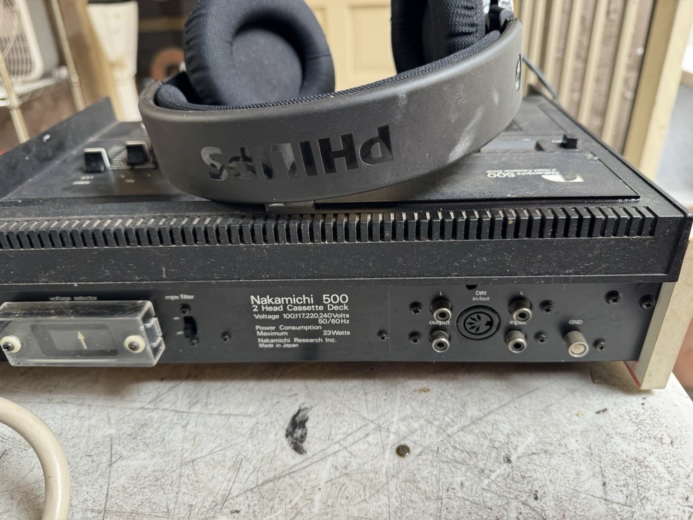 Nakamichi 500 two head cassette deck