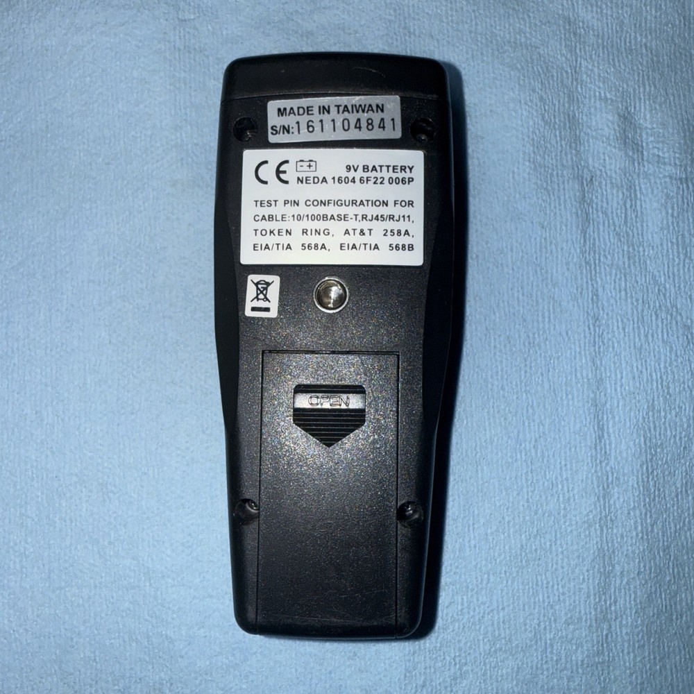 TENMARS LC-90 LCD Display Lan Cable Tester Input/Output