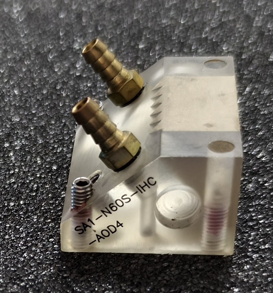 OLYMPUS NDT SA1-N60S-IHC-AOD4 WEDGE FOR PHASED ARRAY PROBE A1