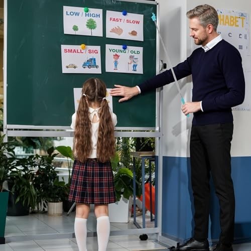 30 Pack Retractable Telescopic Pointer Sticks for Classroom - 21.85" Extendable