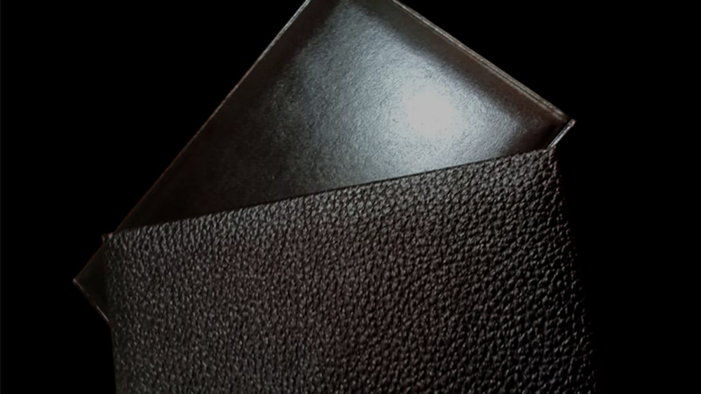 Mini Bombshell Wallet (Black Pebble) by CAHYO