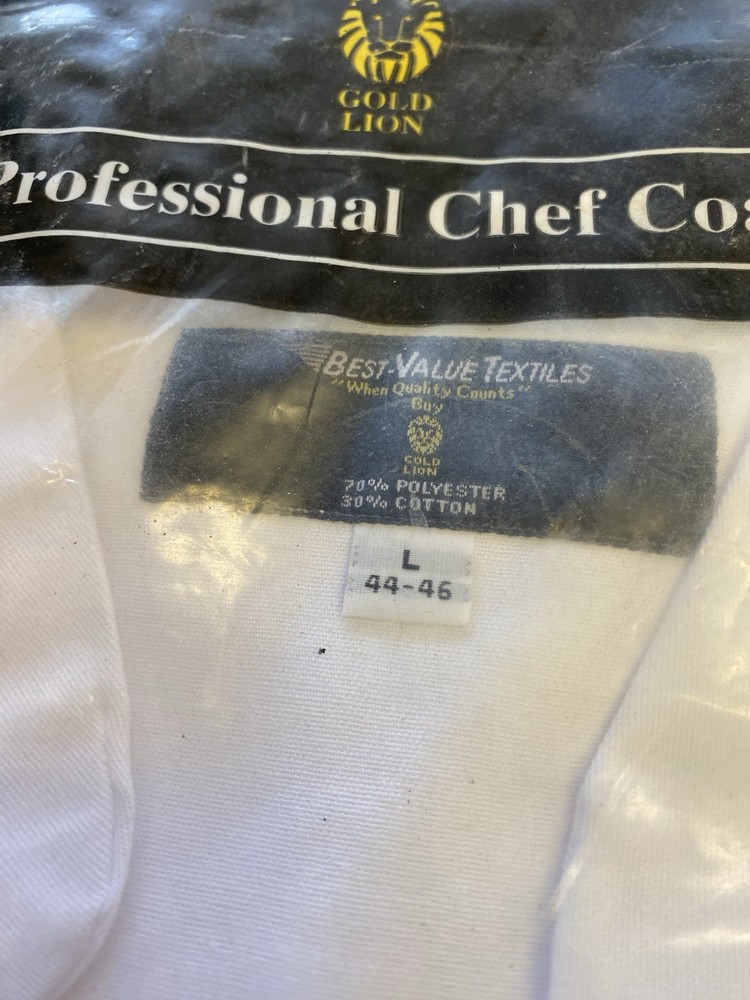 Professional Chef Coat Size Large