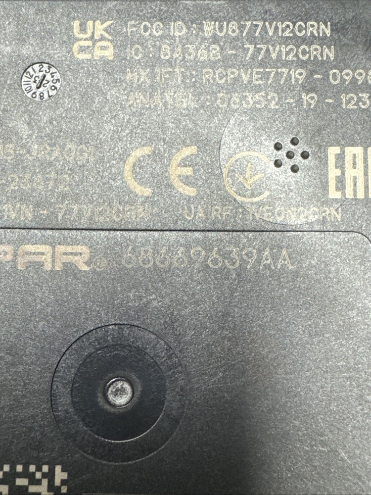 Genuine Mopar Blind Spot Detection Module 68669639AA (*USED*)