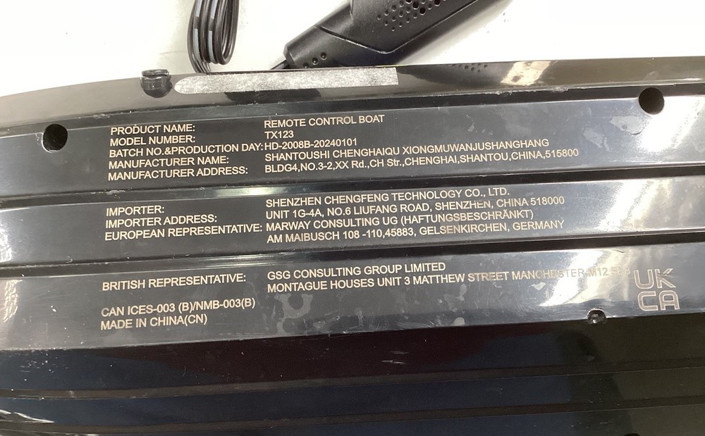 BEZGAR TX123 Remote Control Boat