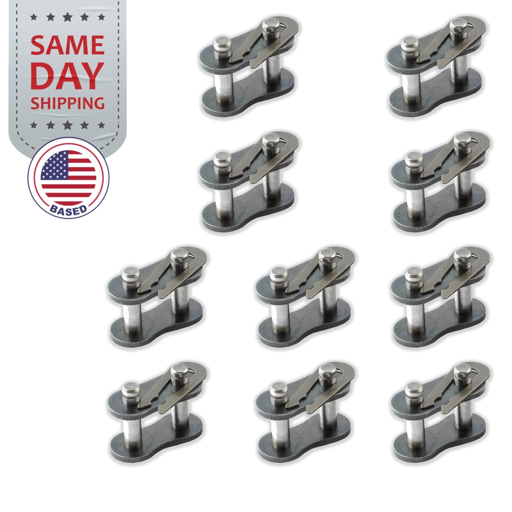 (10) #80 Roller Chain Connecting Links