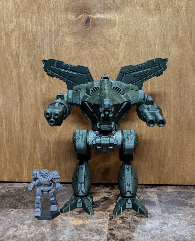 Mech Figure - Jade Phoenix; 7" Size, Articulated