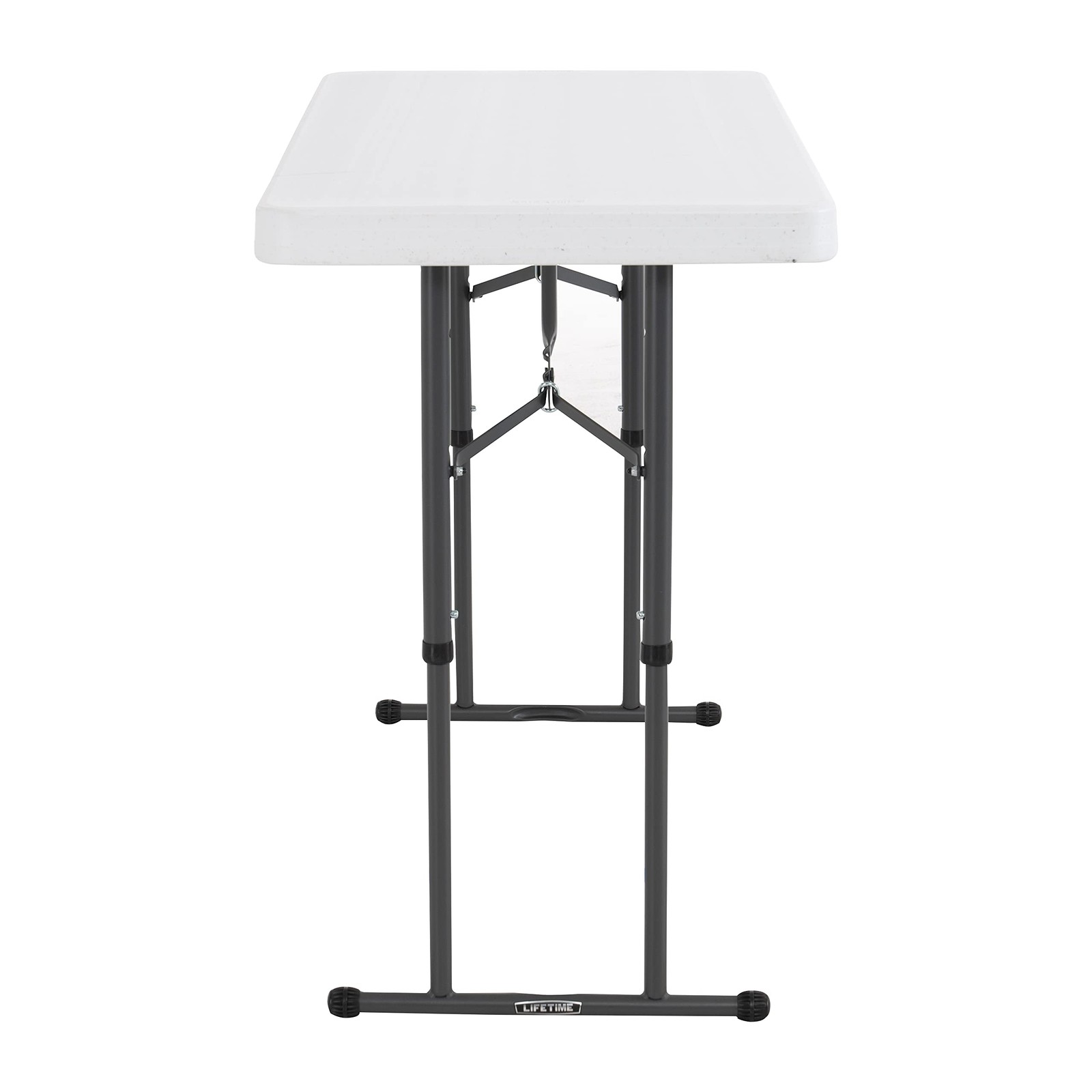 Lifetime Commercial Height Adjustable Folding Utility Table, 4-Foot