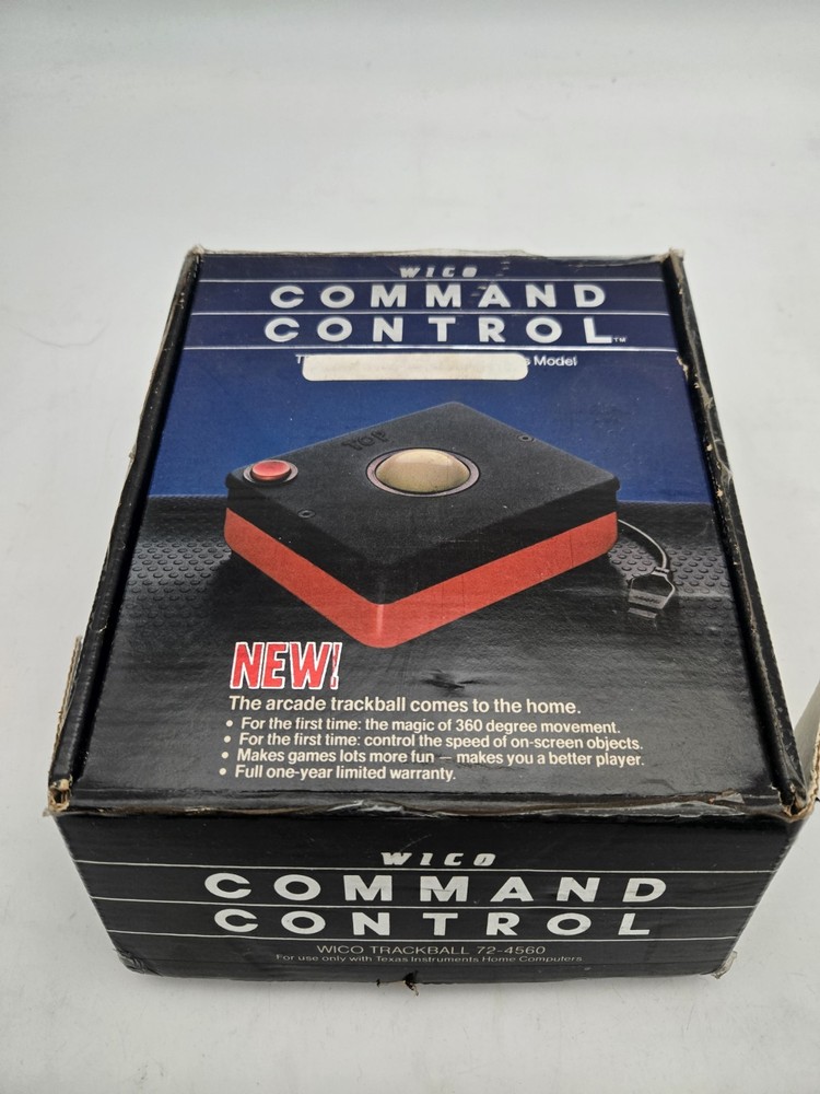 WICO Command Control Trackball Joystick Computer 72-4560